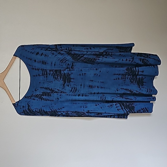 Bryn Walker Lagenlook Jersey Knit Tie-Dye Tunic Top - Picture 7 of 9